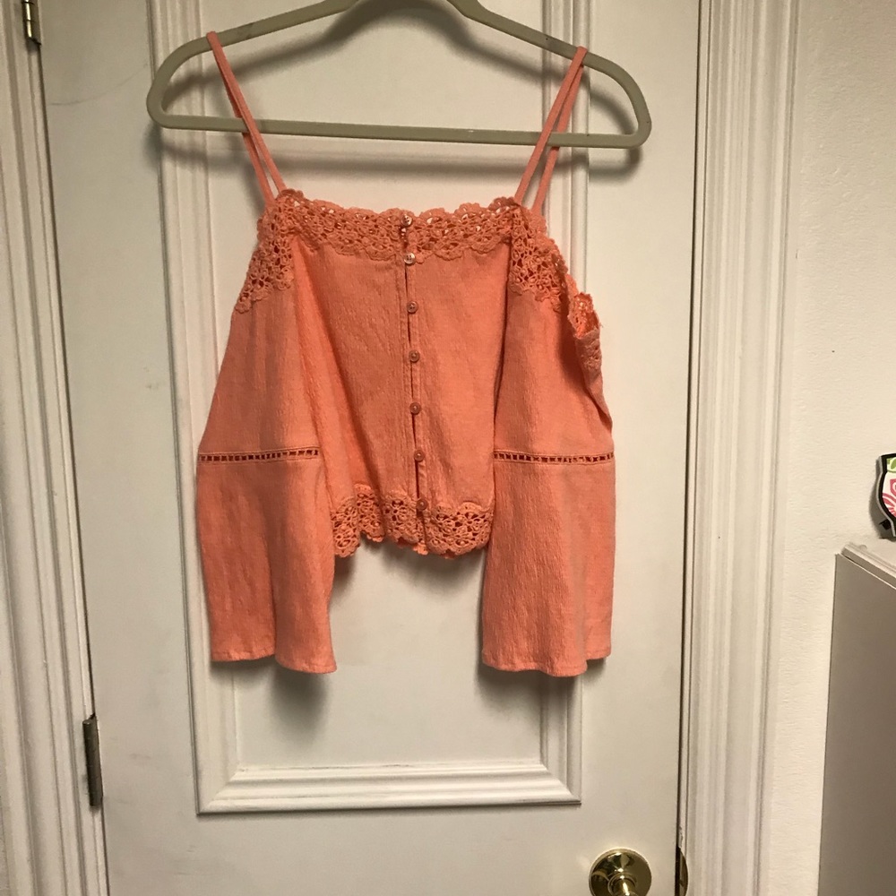 Topshop Off Shoulder Croptop